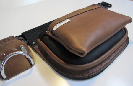 Style 500 Leather Tool Bag Angled View