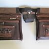 Big Bag Double Front Leather Tool Bag with Tools