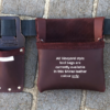 Small Vineyard Gardener's Tool Bag Shiraz Leather Colour