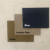 Leather Colours 2023 - Olive, Aussie Gum, Blue