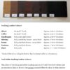 Leather Colours and Descriptions