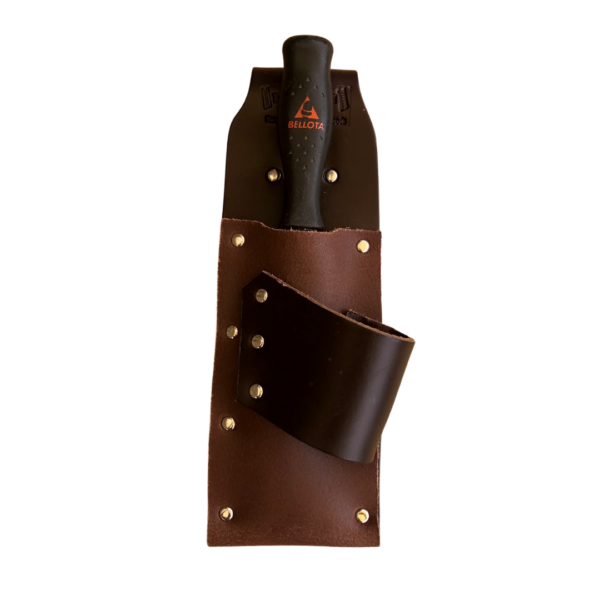 Chisel Pouch Single with Angled Leather Hammer Holder