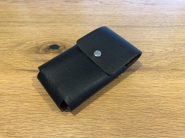 Leather Phone Pouch Black